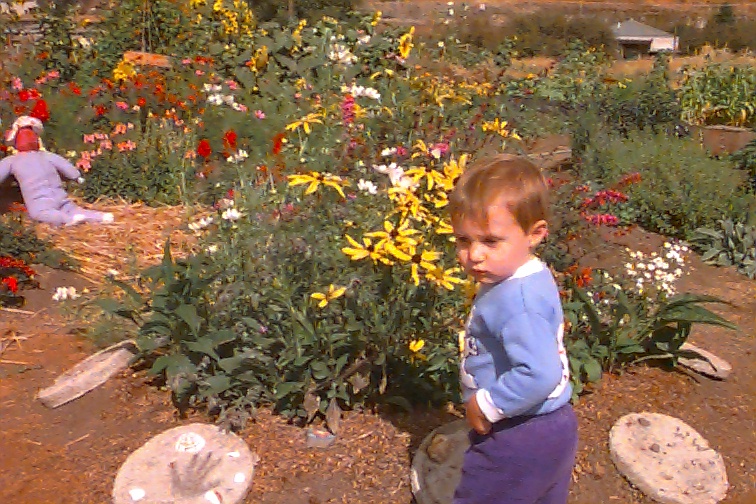 Joseph Thomas Parker in the Garden